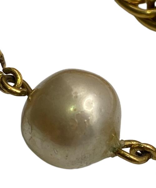 CHANEL（シャネル）CHANEL (シャネル) ロングパールチェーンネックレス ゴールドの古着・服飾アイテム