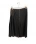 HERMES（エルメス）の古着「ビスコースプリーツスカート」｜ブラック