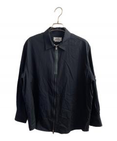 中古・古着通販】HERMES (エルメス) ジップアップブルゾン ネイビー