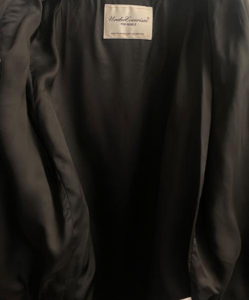 UNDERCOVER（アンダーカバー）UNDERCOVER (アンダーカバー) シープレザー ダブルライダースジャケット ブラック サイズ:3の古着・服飾アイテム