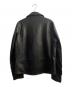 UNDERCOVER (アンダーカバー) シープレザー ダブルライダースジャケット ブラック サイズ:3：100000円