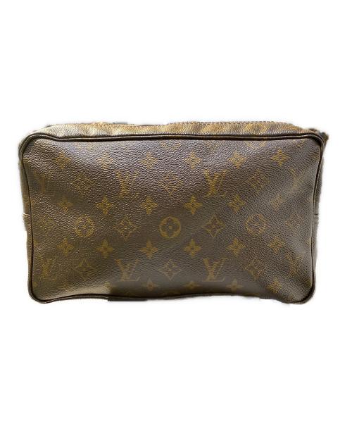 LOUIS VUITTON（ルイ ヴィトン）LOUIS VUITTON (ルイ ヴィトン) トゥルース・トワレット/コスメポーチ ブラウンの古着・服飾アイテム