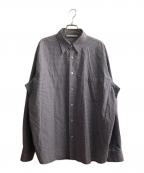 Acne studiosアクネ ストゥディオス）の古着「長袖シャツ」｜ブルー×ホワイト