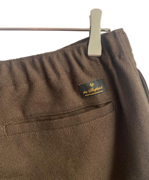the Shepherd（ザシェパード）the Shepherd (ザシェパード) シェットランドウールイージーパンツ ブラウン サイズ:2の古着・服飾アイテム
