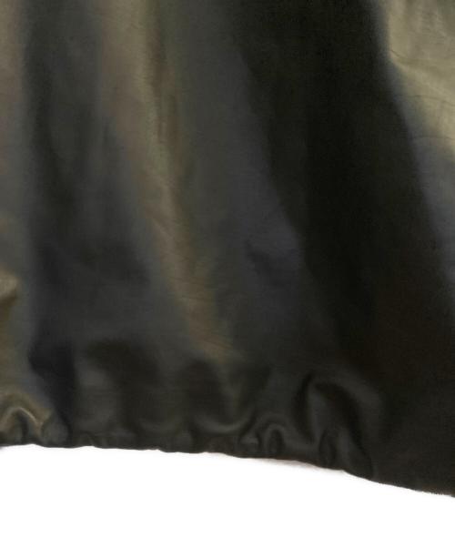 BOTTEGA VENETA（ボッテガベネタ）BOTTEGA VENETA (ボッテガベネタ) レザーフーデッドジャケット ブラック サイズ:52の古着・服飾アイテム