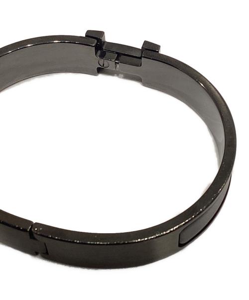 HERMES（エルメス）HERMES (エルメス) Clic H/クリックHブレスレット ブラック サイズ:-の古着・服飾アイテム