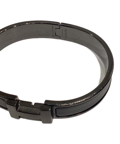 HERMES（エルメス）HERMES (エルメス) Clic H/クリックHブレスレット ブラック サイズ:-の古着・服飾アイテム