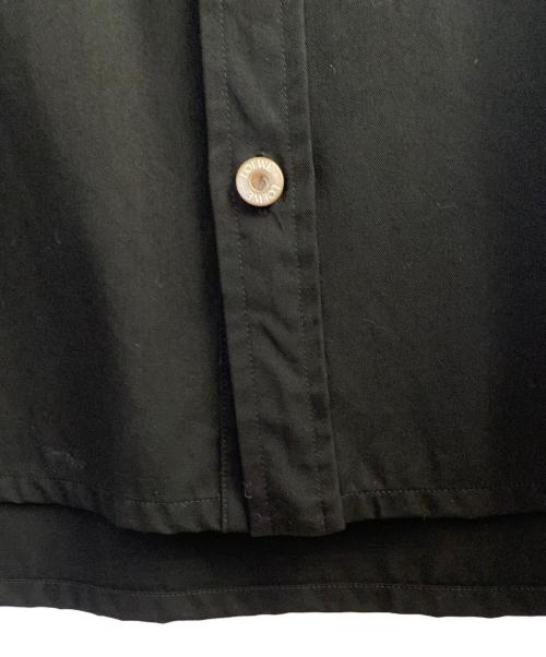 LOEWE（ロエベ）LOEWE (ロエベ) 22AW/Metal Button Overshirt/メタルボタンオーバーシャツ ブラック サイズ:39の古着・服飾アイテム