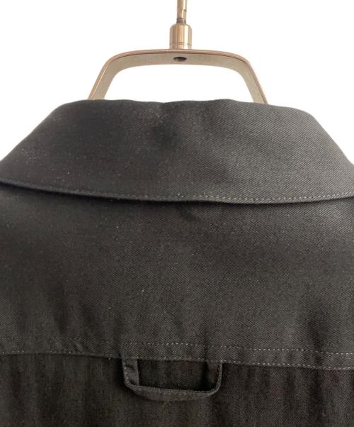 LOEWE（ロエベ）LOEWE (ロエベ) 22AW/Metal Button Overshirt/メタルボタンオーバーシャツ ブラック サイズ:39の古着・服飾アイテム
