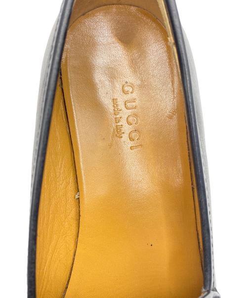 GUCCI（グッチ）GUCCI (グッチ) ヨルダーンホースビットローファー ブラック サイズ:36の古着・服飾アイテム