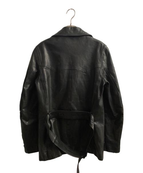 Saint Laurent Paris（サンローランパリ）Saint Laurent Paris (サンローランパリ) レザージャケット ブラック サイズ:46の古着・服飾アイテム