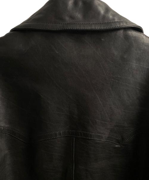 Saint Laurent Paris（サンローランパリ）Saint Laurent Paris (サンローランパリ) レザージャケット ブラック サイズ:46の古着・服飾アイテム