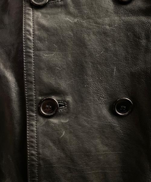 Saint Laurent Paris（サンローランパリ）Saint Laurent Paris (サンローランパリ) レザージャケット ブラック サイズ:46の古着・服飾アイテム