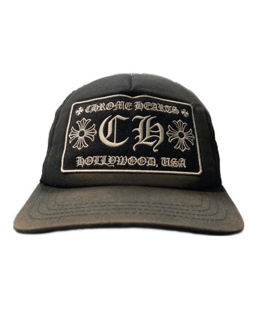 CHROME HEARTS（クロムハーツ）CHROME HEARTS (クロムハーツ) CH PATCH TRUCKER HOLLYWOOD USA ブラック サイズ:OSの古着・服飾アイテム