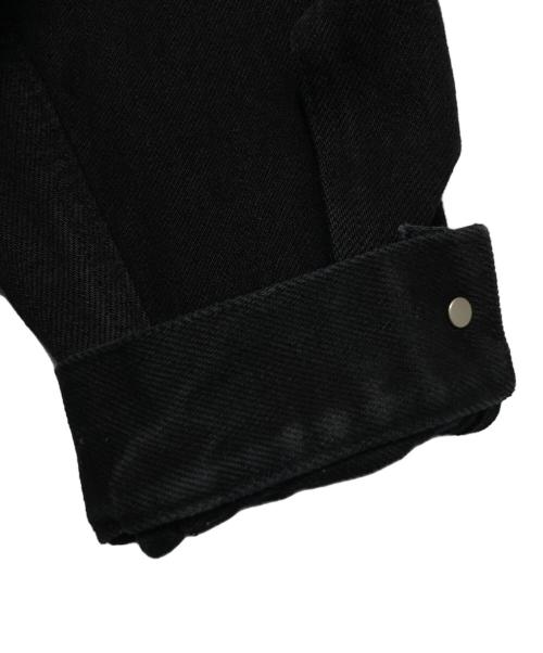 BALENCIAGA（バレンシアガ）BALENCIAGA (バレンシアガ) デニムジャケット ブラック サイズ:Lの古着・服飾アイテム