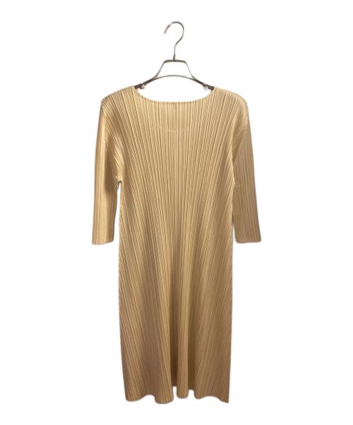 PREATS PLEASE（プリーツ プリーズ）PREATS PLEASE (プリーツ プリーズ) 7分袖ワンピース カーキ サイズ:4の古着・服飾アイテム