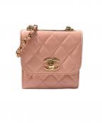 CHANELシャネル）の古着「ミニマトラッセチェーンショルダーバッグ11」｜ピンク