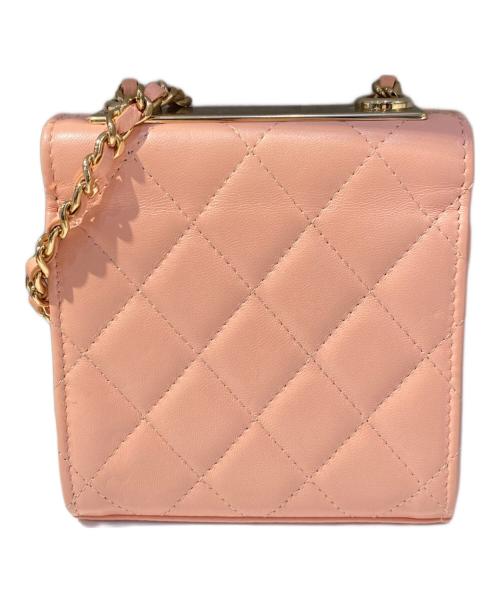 CHANEL（シャネル）CHANEL (シャネル) ミニマトラッセチェーンショルダーバッグ11 ピンクの古着・服飾アイテム