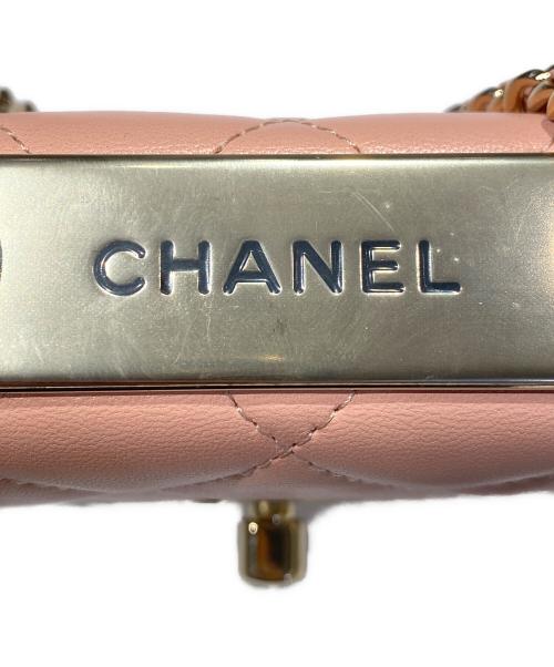 CHANEL（シャネル）CHANEL (シャネル) ミニマトラッセチェーンショルダーバッグ11 ピンクの古着・服飾アイテム