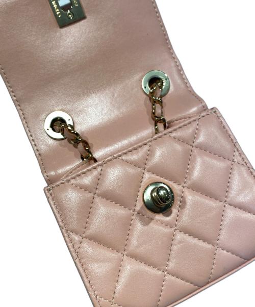 CHANEL（シャネル）CHANEL (シャネル) ミニマトラッセチェーンショルダーバッグ11 ピンクの古着・服飾アイテム