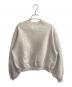 ALEXANDER WANG (アレキサンダー・ワン) クロップドクルーネックスウェット グレー サイズ:XS：25000円