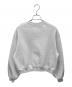 ALEXANDER WANG (アレキサンダー・ワン) クロップドクルーネックスウェット グレー サイズ:XS：25000円