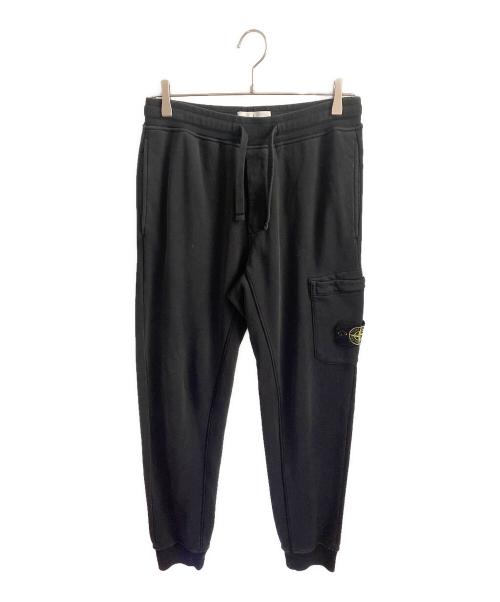 STONE ISLAND（ストーンアイランド）STONE ISLAND (ストーンアイランド) スリムフィット ワッペンジョガーパンツ ブラック サイズ:Sの古着・服飾アイテム