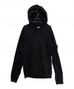 STONE ISLANDストーンアイランド）の古着「 プルオーバー ロゴパッチ スウェットパーカー」｜ブラック