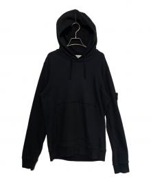 STONE ISLAND（ストーンアイランド）の古着「 プルオーバー ロゴパッチ スウェットパーカー」｜ブラック