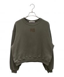 ALEXANDER WANG（アレキサンダー・ワン）の古着「クロップドスウェット」｜グリーン