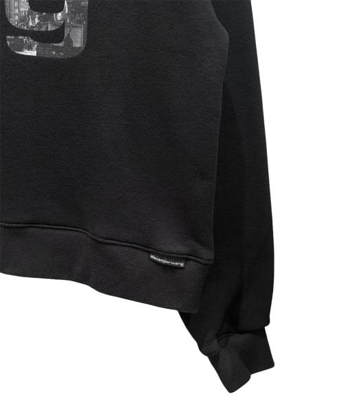 ALEXANDER WANG（アレキサンダー・ワン）ALEXANDER WANG (アレキサンダー・ワン) ニューヨークプリントロゴスウェット ブラック サイズ:Ｓの古着・服飾アイテム