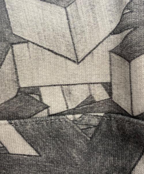 OFFWHITE（オフホワイト）OFFWHITE (オフホワイト) 20SS アローパターン総柄パーカー グレー サイズ:Sの古着・服飾アイテム