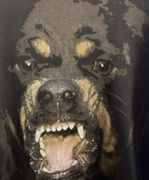 GIVENCHY（ジバンシィ）GIVENCHY (ジバンシィ) ロットワイラースウェット ブラック サイズ:Lの古着・服飾アイテム