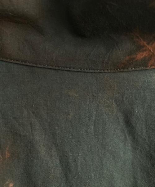 ISSEI MIYAKE MEN（イッセイミヤケメン）ISSEI MIYAKE MEN (イッセイミヤケメン) SPLASH SHIRT グリーン×ブラウン サイズ:3の古着・服飾アイテム