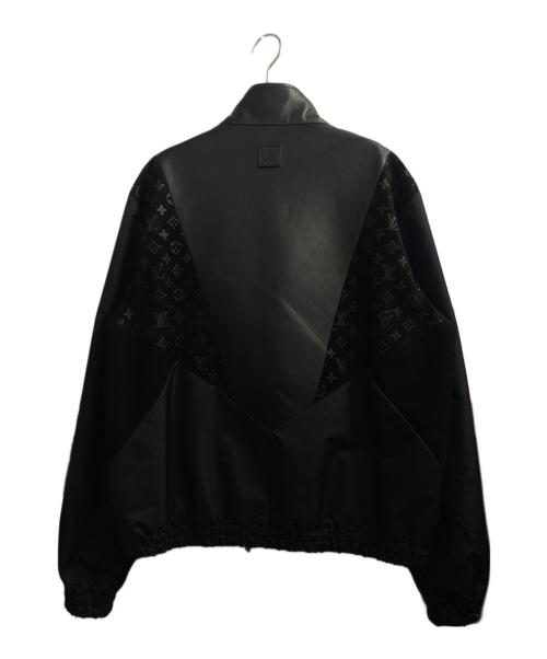 LOUIS VUITTON（ルイ ヴィトン）LOUIS VUITTON (ルイ ヴィトン) レザーミックストラック ブラック サイズ:52の古着・服飾アイテム