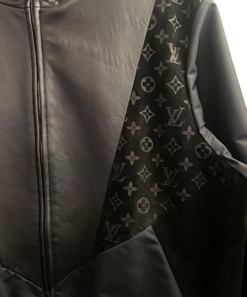 LOUIS VUITTON（ルイ ヴィトン）LOUIS VUITTON (ルイ ヴィトン) レザーミックストラック ブラック サイズ:52の古着・服飾アイテム