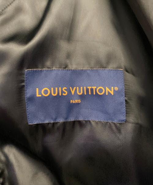 LOUIS VUITTON（ルイ ヴィトン）LOUIS VUITTON (ルイ ヴィトン) レザーミックストラック ブラック サイズ:52の古着・服飾アイテム