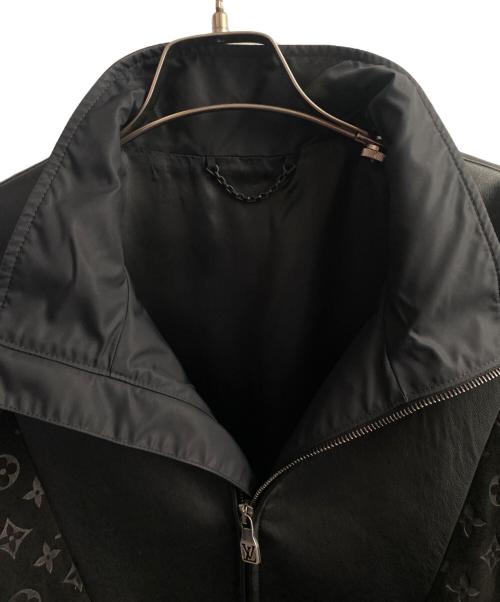 LOUIS VUITTON（ルイ ヴィトン）LOUIS VUITTON (ルイ ヴィトン) レザーミックストラック ブラック サイズ:52の古着・服飾アイテム