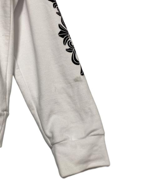 CHROME HEARTS（クロムハーツ）CHROME HEARTS (クロムハーツ) ホースシュープリントパーカー ホワイト サイズ:Lの古着・服飾アイテム