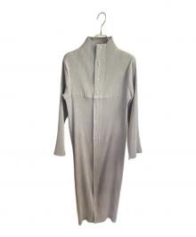 ISSEY MIYAKE（イッセイミヤケ）の古着「ワンピース」｜グレー