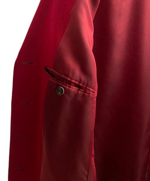ISSEY MIYAKE（イッセイミヤケ）ISSEY MIYAKE (イッセイミヤケ) テーラードジャケット レッド サイズ:Mの古着・服飾アイテム