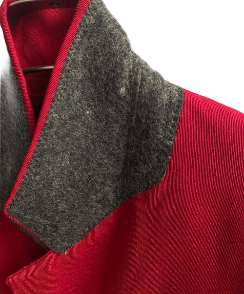 ISSEY MIYAKE（イッセイミヤケ）ISSEY MIYAKE (イッセイミヤケ) テーラードジャケット レッド サイズ:Mの古着・服飾アイテム