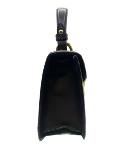 GUCCI（グッチ）GUCCI (グッチ) ハンドバッグ/シルヴィ カーキ×ネイビーの古着・服飾アイテム