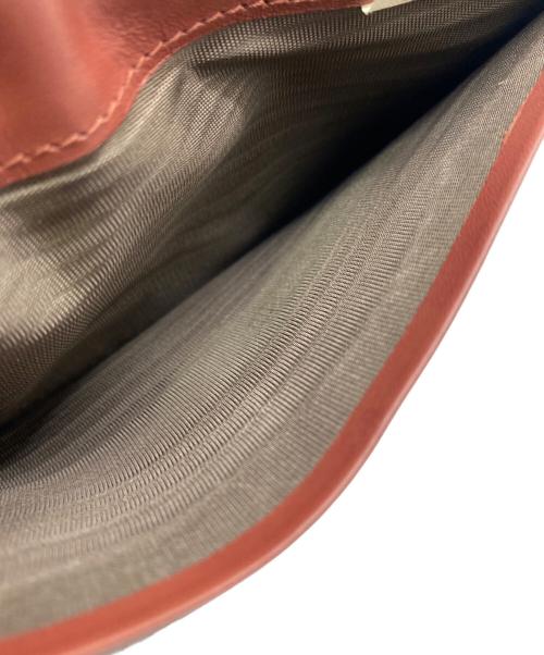 BOTTEGA VENETA（ボッテガベネタ）BOTTEGA VENETA (ボッテガベネタ) イントレチャートロングウォレット ブラウンの古着・服飾アイテム