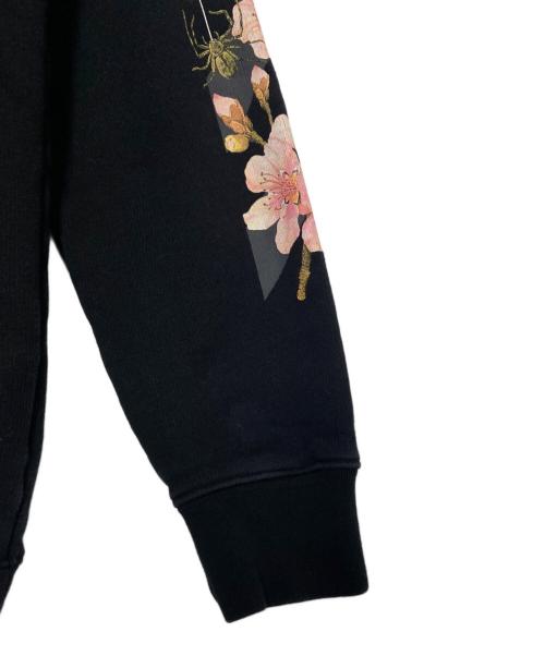 OFFWHITE（オフホワイト）OFFWHITE (オフホワイト) Floral Hoodie ブラック サイズ:XSの古着・服飾アイテム