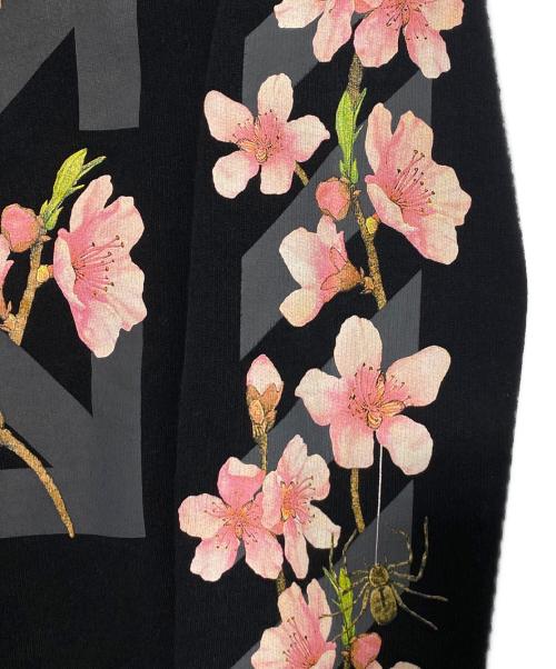 OFFWHITE（オフホワイト）OFFWHITE (オフホワイト) Floral Hoodie ブラック サイズ:XSの古着・服飾アイテム