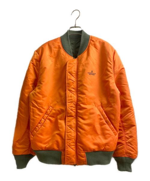 UNDERCOVER（アンダーカバー）UNDERCOVER (アンダーカバー) SUPREME (シュプリーム) Generation  Reversible MA-1 グリーン サイズ:Mの古着・服飾アイテム