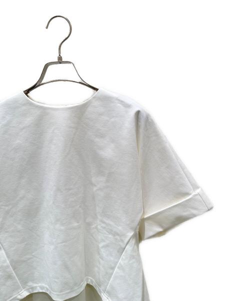 cygne（シーニュ）cygne (シーニュ) エンビトップス ホワイト サイズ:Fの古着・服飾アイテム