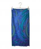 PLEATS PLEASEプリーツプリーズ）の古着「プリーツスカート」｜ブルー