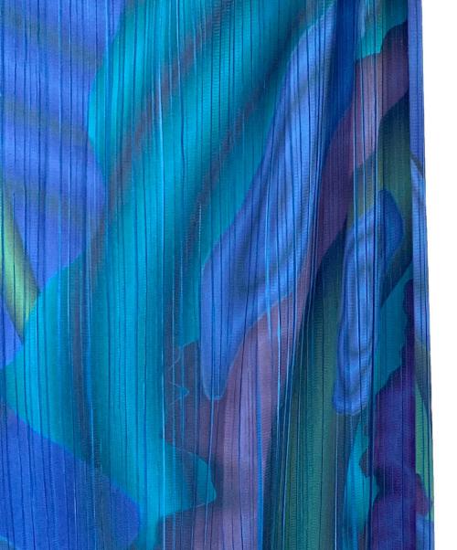 PLEATS PLEASE（プリーツプリーズ）PLEATS PLEASE (プリーツプリーズ) プリーツスカート ブルー サイズ:3の古着・服飾アイテム